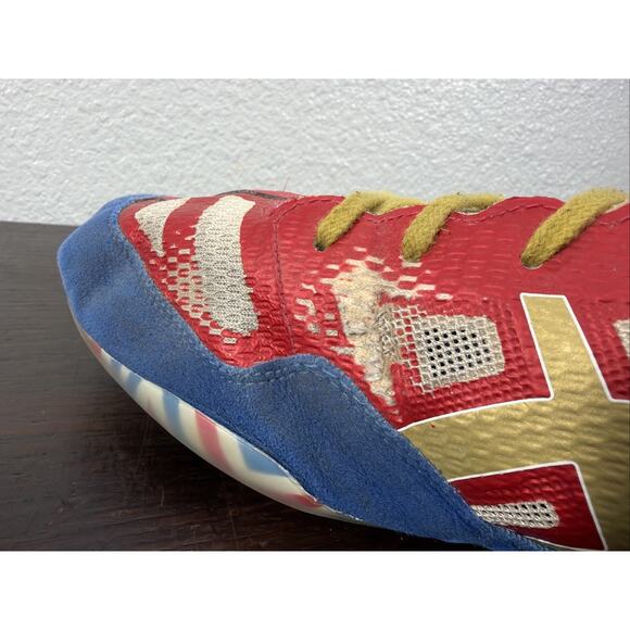Asics Men’s JB Elite J3A1Y Red White Blue Gold USA Pride Wrestling Shoes Size 12 main image 8